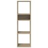 vidaXL Bibliothèque chêne sonoma 34x31x112 cm bois d'ingénierie