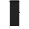 vidaXL Buffet Ch&ecirc;ne noir 70 x 30 x 80 cm Bois d'ing&eacute;nierie