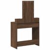 vidaXL Table de Toilette Marron 79 x 41 x 140 cm Bois d'ing&eacute;nierie