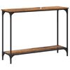 vidaXL Table console Bois ancien 101 x 30.5 x 75 cm Bois d'ing&eacute;nierie