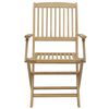 vidaXL Chaises de jardin pliantes lot de 6 54,5x58x90 cm bois d'acacia