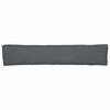 vidaXL Coussin de palette Anthracite 200 x 40 x 8 cm Tissu Oxford
