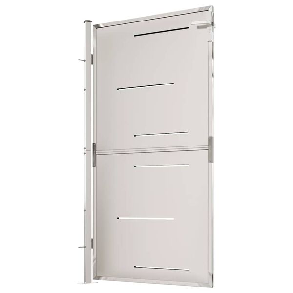 vidaXL Portail de jardin 100 x 175 cm en acier inoxydable