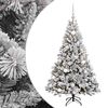 vidaXL Arbre de No&euml;l Artificiel avec Boule 120 cm 150 LED Blanc chaud