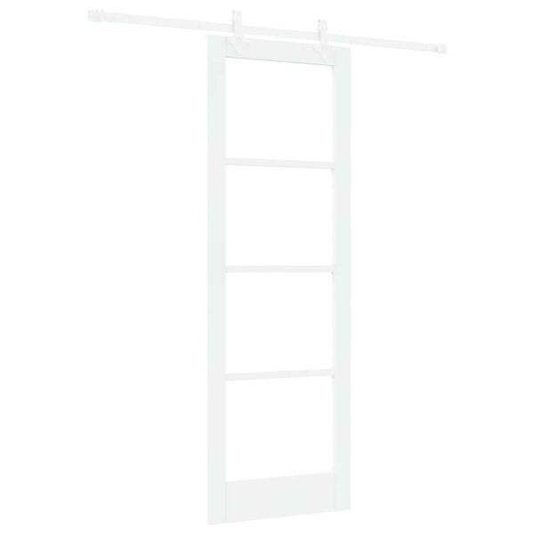 vidaXL Porte coulissante Blanc 73,5 x 211 cm