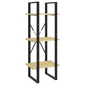 vidaXL Biblioth&egrave;que &agrave; 3 niveaux 40x30x105 cm Bois de pin massif