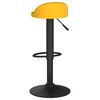 vidaXL Tabourets de bar lot de 2 Jaune Velours