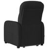vidaXL Fauteuil de massage inclinable Noir Tissu