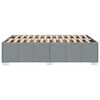 vidaXL Cadre de lit sans matelas gris clair 120x200 cm tissu