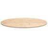 vidaXL Plateau de table 90x45x2,5 cm Bois massif Pin Ovale