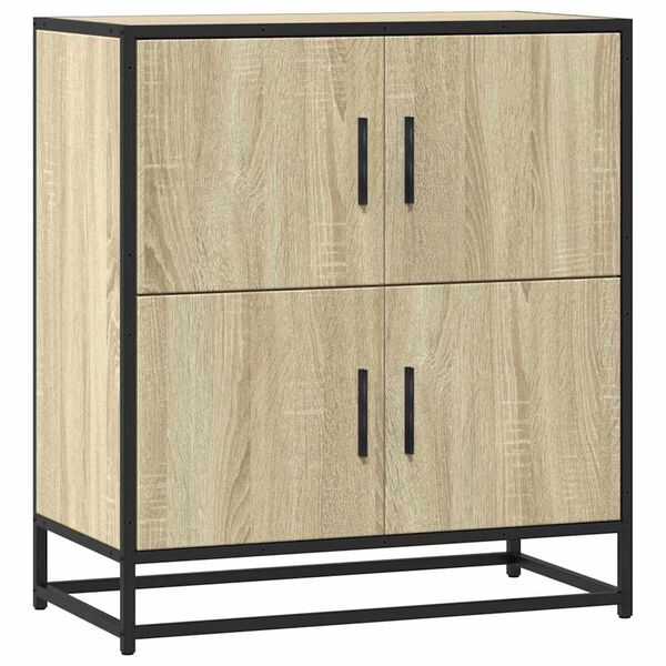 vidaXL Buffet ch&ecirc;ne sonoma 68x35x76 cm bois d'ing&eacute;nierie