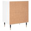 vidaXL Tables de chevet 2 pcs blanc 40x30x50 cm bois d'ing&eacute;nierie