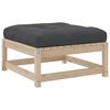 vidaXL Salon de jardin 8 pcs avec coussins bois de pin massif