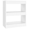 vidaXL Biblioth&egrave;que/S&eacute;parateur de pi&egrave;ce Blanc 60x30x72 cm