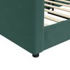 vidaXL Lit de repos sans matelas vert fonc&eacute; 100x200 cm velours