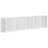 vidaXL Lit surélevé à gabion Fer galvanisé 400x50x100 cm