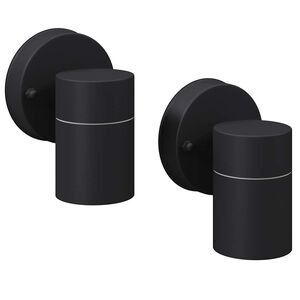 vidaXL Applique murale LED d'ext&eacute;rieur 2 pcs Acier