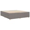 vidaXL Cadre de lit sans matelas taupe 200x200 cm tissu