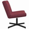 vidaXL Chaise pivotante Bordeaux 63 x 75 x 76 cm tissu