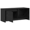 vidaXL Ensemble meuble TV Ch&ecirc;ne noir 90 x 35 x 40 cm Bois d'ing&eacute;nierie