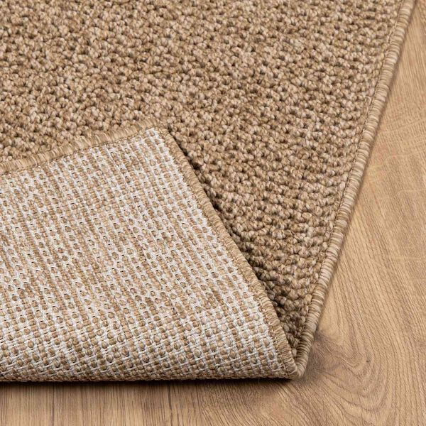 vidaXL Tapis de surface AGIRA Naturel 170 x 120 cm Polyester