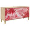 vidaXL Meuble TV AACHEN 102 x 33 x 50 cm Sonoma Bois d'ing&eacute;nierie