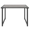 vidaXL Table de jardin anthracite 55x40x37 cm acier
