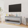 vidaXL Meuble TV Sonoma gris 102x41x44 cm Bois d'ingénierie