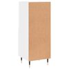 vidaXL Buffet Blanc brillant 34,5x34x90 cm Bois d'ingénierie