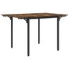 vidaXL Table &agrave; manger extensible 120 x 81,5 x 75 cm Bois d'ing&eacute;nierie