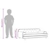 vidaXL Canap&eacute; pour enfants gris 90x53x30 cm similicuir