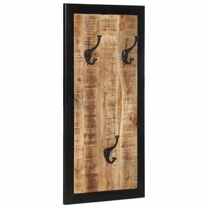 vidaXL Porte-manteau 40x2x80 cm bois de manguier massif brut