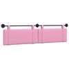 vidaXL T&ecirc;te de lit suspendue Rose Tissu