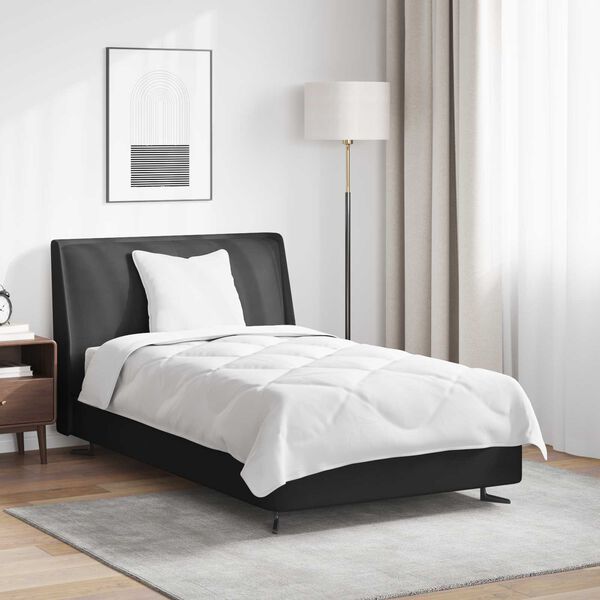 vidaXL Couette avec oreiller 2 pcs Blanc Microfibre