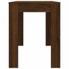 vidaXL Table &agrave; d&icirc;ner Ch&ecirc;ne marron 120x60x76 cm bois d'ing&eacute;nierie