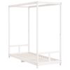 vidaXL Cadre de lit pour enfants blanc 80x200 cm bois de pin massif