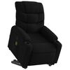 vidaXL Fauteuil de massage inclinable Noir Tissu