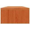 vidaXL Support de moniteur marron miel 100x24x13 cm bois de pin solide