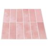 vidaXL Carrelage rectangulaire 10 pcs Rose 29 x 23 x 0,08 cm