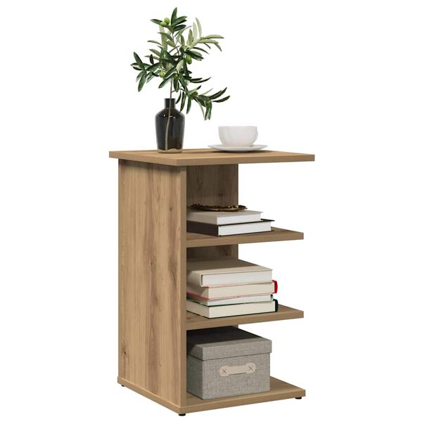 vidaXL Buffet chêne artisanal 35x35x55 cm bois d'ingénierie