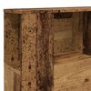 vidaXL Armoire de tête de lit vieux bois 140x18,5x102,5 cm