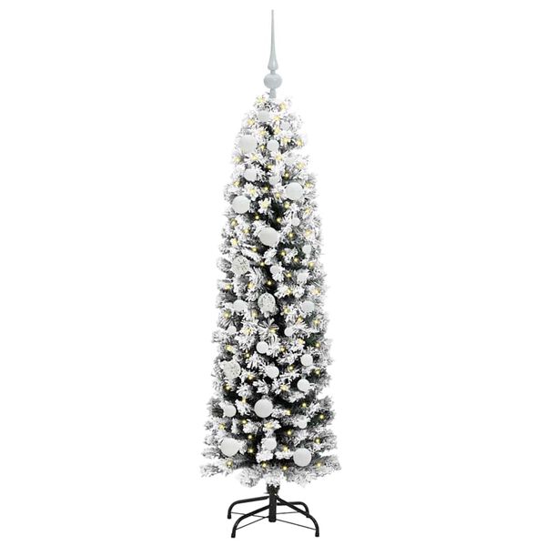 vidaXL Sapin de No&euml;l artificiel Vert 150 cm PVC et acier et plastique