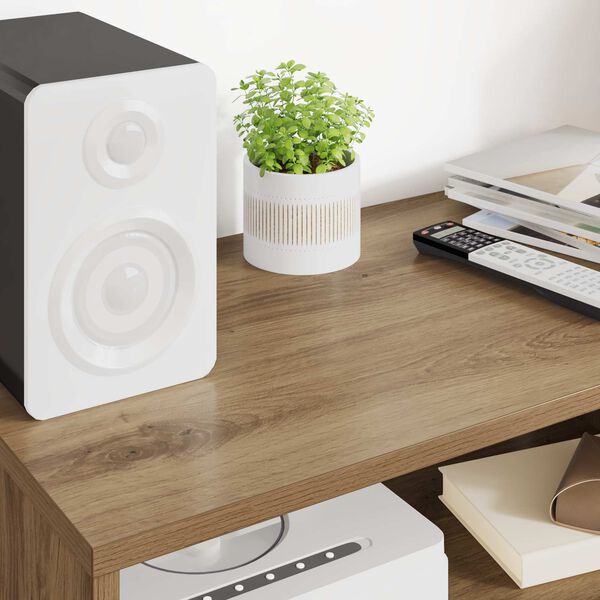 vidaXL Meuble TV Ch&ecirc;ne artisanal 60 x 35 x 40 cm Bois d'ing&eacute;nierie