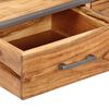 vidaXL Table basse 75x75x35 cm Bois solide d'acacia