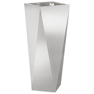 vidaXL Jardini&egrave;re Argent 30 x 30 x 75 cm Acier inoxydable