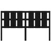vidaXL Tête de lit Noir 165,5x4x100 cm Bois massif de pin