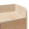 vidaXL Lit biblioth&egrave;que sans matelas 140x190 cm bois de pin massif
