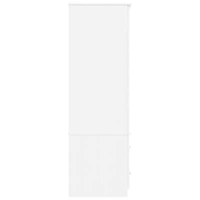 vidaXL Garde-robe ALTA blanc 90x55x170 cm bois massif de pin