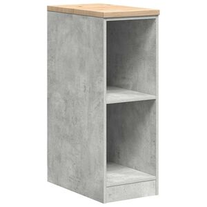 vidaXL Armoire de rangement de garage gris b&eacute;ton 30x51x85 cm bois pin
