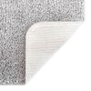 vidaXL Tapis de bain antid&eacute;rapant avec d&eacute;coupe pour toilette Gris